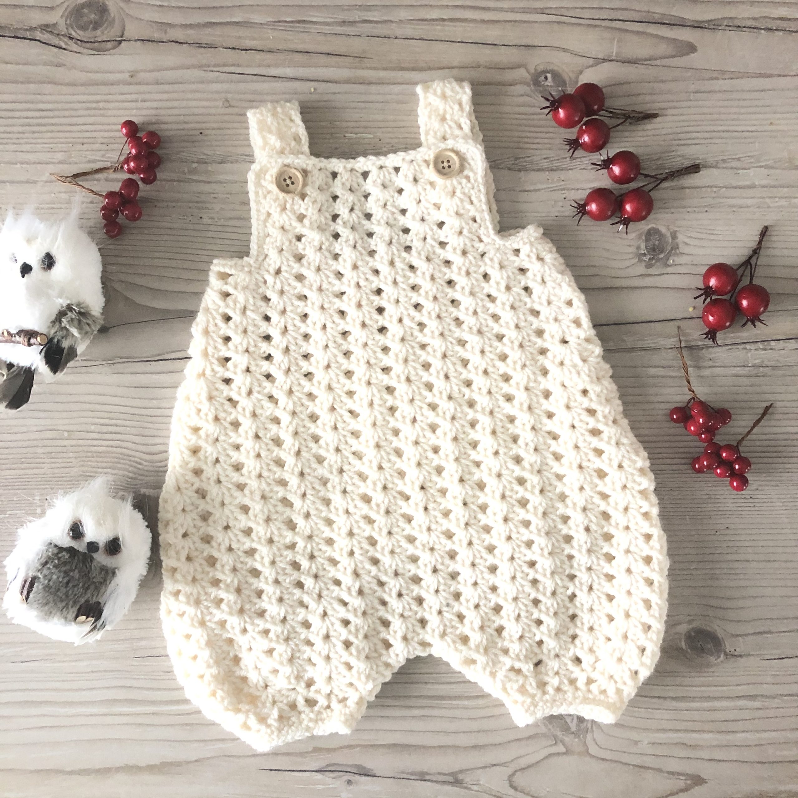 Baby romper Alice – Frisian knitting